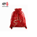 Benutzerdefinierte gedruckt Satin Haar Bundle Extension Bag